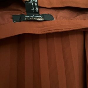 Forever21 pleated maxi skirt
